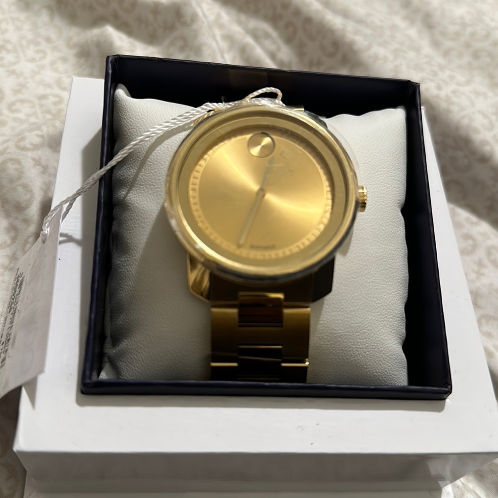 Movado bold men new with tag